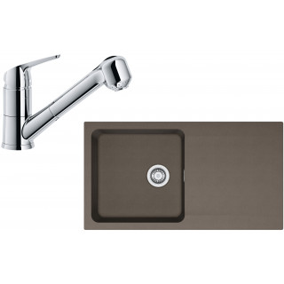 Set Franke T63 (dřez OID 611 Vulcan + baterie FN 0642.031 ECO Chrom)