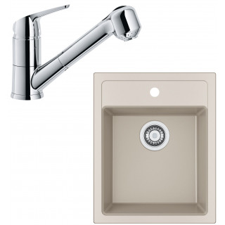 Set Franke T67 (dřez SID 610-40 + baterie FN 0642.031) Kávová