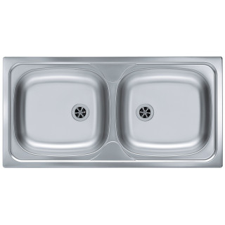 Kuchyňský dřez Alveus Basic 70 Natur, malá výpusť