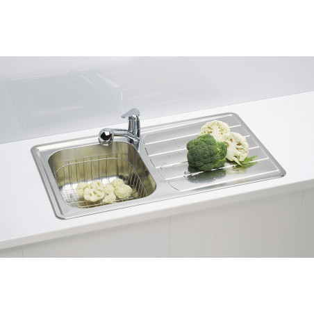 Kuchyňský dřez Alveus Zoom 30 Maxim Satin, pro horní montáž