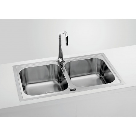 Kuchyňský dřez Alveus Line 90 Maxim Satin, pro montáž do roviny