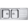 Kuchyňský dřez Alveus Line 100 Maxim Satin, pro horní montáž