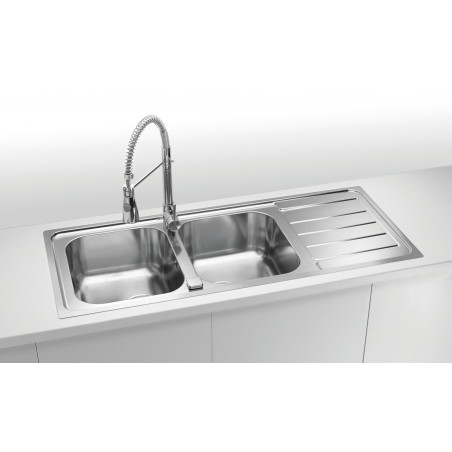 Kuchyňský dřez Alveus Line 100 Maxim Satin, pro montáž do roviny