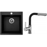 Set Sinks (dřez Viva 455 Granblack 30 + baterie Enigma S Granblack 30)