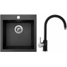 Set Sinks (dřez Viva 455 Metalblack 74 + baterie Vitalia Metalblack 74) Set Sinks (dřez Viva 455 Metalblack 74 + baterie Vitalia Metalblack 74)
