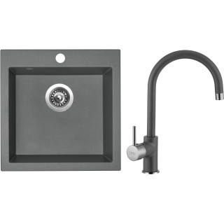 Set Sinks G472 (dřez Viva 455 Titanium 72 + baterie Vitalia Titanium 72)