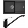Set Sinks (dřez Linea 780 N Metalblack 74 + baterie Pronto Metalblack 74) Set Sinks (dřez Linea 780 N Metalblack 74 + baterie Pronto Metalblack 74)