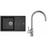 Set Sinks (dřez Linea 780 N Metalblack 74 + baterie Vitalia Chrom) Set Sinks (dřez Linea 780 N Metalblack 74 + baterie Vitalia Chrom)