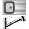 Set Sinks (dřez Star 780 V 0,6 mm, matný + baterie Legenda S Chrom) Set Sinks (dřez Star 780 V 0,6 mm, matný + baterie Legenda S Chrom)
