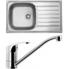 Set Sinks (dřez Hypnos 860 V 0,6 mm, matný + baterie Pronto Chrom) Set Sinks (dřez Hypnos 860 V 0,6 mm, matný + baterie Pronto Chrom)