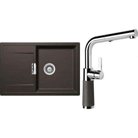 Set Schock 12 (dřez Mono D-100 Carbonium + baterie SC-540.120 Carbonium) Set Schock 12 (dřez Mono D-100 Carbonium + baterie SC-540.120 Carbonium)