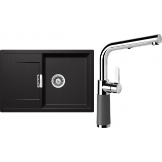 Set Schock S7-7 (dřez Mono D-100 Stone + baterie SC-540.120 Stone)