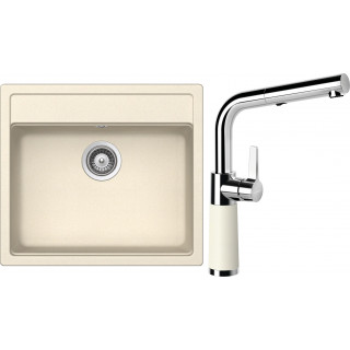 Set Schock S9-11 (dřez Mono N-100 Magnolia + baterie SC-540.120 Magnolia)