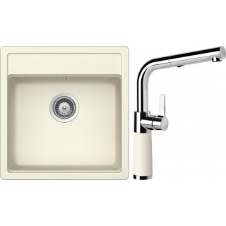 Set Schock S10-11 (dřez Mono N-100S Magnolia + baterie SC-540.120 Magnolia)