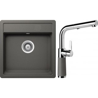 Set Schock S11-7 (dřez Mono N-100S Silverstone + baterie SC-540.120 Silverstone)