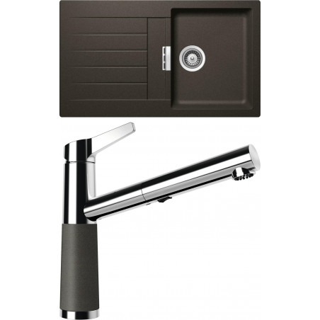 Set Schock 27 (dřez Signus D-100 Carbonium + baterie SC-510.120 Carbonium) Set Schock 27 (dřez Signus D-100 Carbonium + baterie SC-510.120 Carbonium)