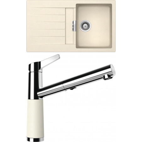 Set Schock 27 (dřez Signus D-100 Magnolia + baterie SC-510.120 Magnolia) Set Schock 27 (dřez Signus D-100 Magnolia + baterie SC-510.120 Magnolia)