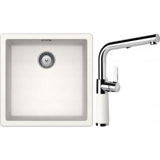 Set Schock S12-7 (dřez Greenwich N-100 Polaris + baterie SC-540.120 Polaris)