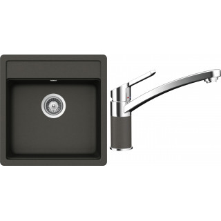 Set Schock S20-5 (dřez Nemo N-100S Asphalt + baterie SC-90 Asphalt)