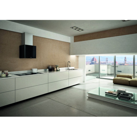 Komínová digestoř Faber Lithos EG6 BK A45, nerez/černá mat