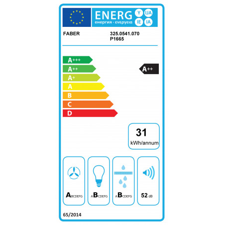 Komínová digestoř Faber Onyx-T X/V A90, nerez/černé sklo
