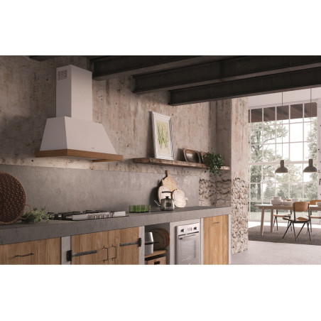 Komínová digestoř Faber THEA EV8 WH MATT A80, bez rámu, bílá mat