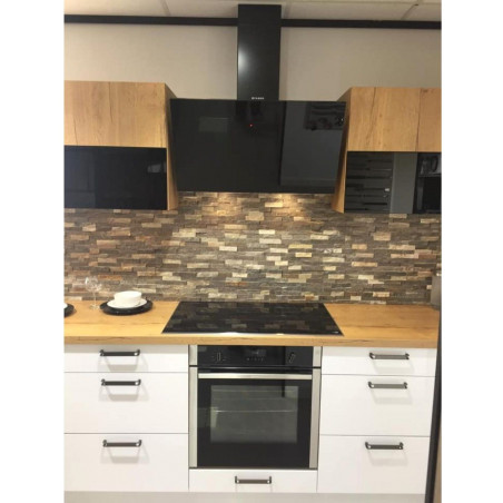 Komínová digestoř Faber Tweet EV8 BK A80, černá/černé sklo