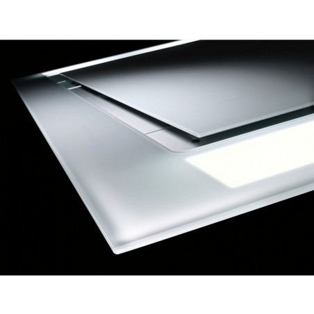 Stropní digestoř Faber Heaven Glass 2.0 WH A90 RB, bez motoru, bílé sklo