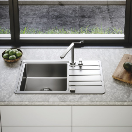 Kuchyňský dřez Alveus Rando 50 Satin, levý