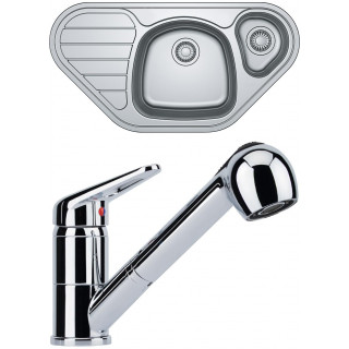 Set Franke N81 (dřez SKX 651 E + baterie FC 9547.031 Chrom)