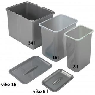 Víko koše Sinks EK9030, 16 l, typ A