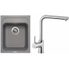 Set Sinks (dřez Classic 400 Titanium 72 + baterie Elka Chrom)