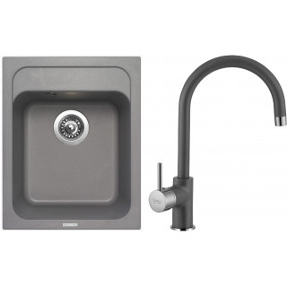 Set Sinks G8372 (dřez Classic 400 Titanium 72 + baterie Vitalia Titanium 72)