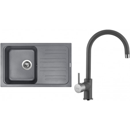 Set Sinks (dřez Classic 740 Titanium 72 + baterie Vitalia Titanium 72) Set Sinks (dřez Classic 740 Titanium 72 + baterie Vitalia Titanium 72)