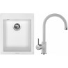 Set Sinks (dřez Cube 410 Milk 28 + baterie Vitalia Milk 28) Set Sinks (dřez Cube 410 Milk 28 + baterie Vitalia Milk 28)