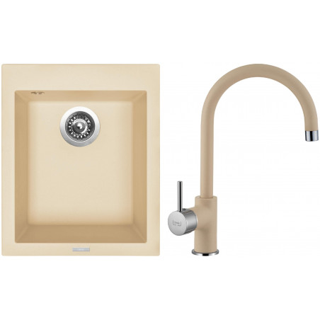 Set Sinks (dřez Cube 410 Sahara 50 + baterie Vitalia Sahara 50) Set Sinks (dřez Cube 410 Sahara 50 + baterie Vitalia Sahara 50)