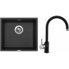 Set Sinks (dřez Frame 457 Granblack 30 + baterie Vitalia Granblack 30) Set Sinks (dřez Frame 457 Granblack 30 + baterie Vitalia Granblack 30)