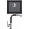 Set Sinks (dřez Frame 457 Titanium 72 + baterie Enigma S Titanium 72)
