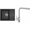 Set Sinks (dřez Linea 600 N Metalblack 74 + baterie Elka Chrom) Set Sinks (dřez Linea 600 N Metalblack 74 + baterie Elka Chrom)