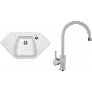 Set Sinks G17528 (dřez Naiky 980 Milk 28 + baterie Vitalia Milk 28)