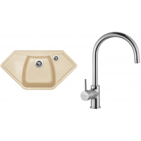 Set Sinks (dřez Naiky 980 Sahara 50 + baterie Vitalia Chrom) Set Sinks (dřez Naiky 980 Sahara 50 + baterie Vitalia Chrom)