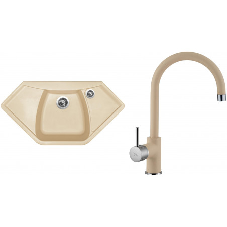Set Sinks (dřez Naiky 980 Sahara 50 + baterie Vitalia Sahara 50) Set Sinks (dřez Naiky 980 Sahara 50 + baterie Vitalia Sahara 50)