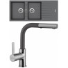Set Sinks (dřez Perfecto 1160 DUO Titanium 72 + baterie Enigma S Titanium 72) Set Sinks (dřez Perfecto 1160 DUO Titanium 72 + baterie Enigma S Titanium 72)