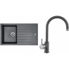 Set Sinks (dřez Perfecto 860 Titanium 72 + baterie Vitalia Titanium 72) Set Sinks (dřez Perfecto 860 Titanium 72 + baterie Vitalia Titanium 72)