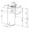 Komínová digestoř Faber Cylindra Plus EV8 BK A37, černá mat