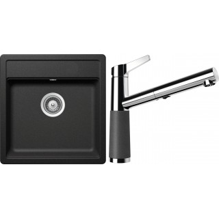 Set Schock S11-5 (dřez Mono N-100S Stone + baterie SC-510.120 Stone)