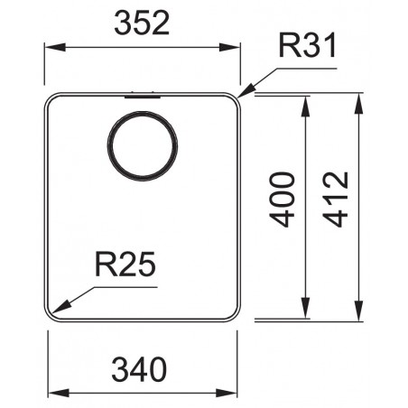 Kuchyňský dřez Franke Mythos MYX 210/610-34