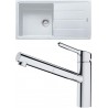 Set Franke G189 (dřez BFG 611 Bílá-led + baterie FC 3055.031 ORBIT Chrom)