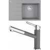 Set Franke G227 (dřez CNG 611-78 TL/7 Šedý kámen + baterie FC 3055.084 ORBIT Chrom/Šedý kámen)