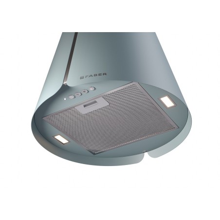 Lustrová digestoř Faber Beat DB MATT F45, šedomodrá mat